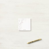 Elfenbeinrot Rosa Blumenstrauß Post it Notes Post-it Klebezettel (Auf Schreibtisch)