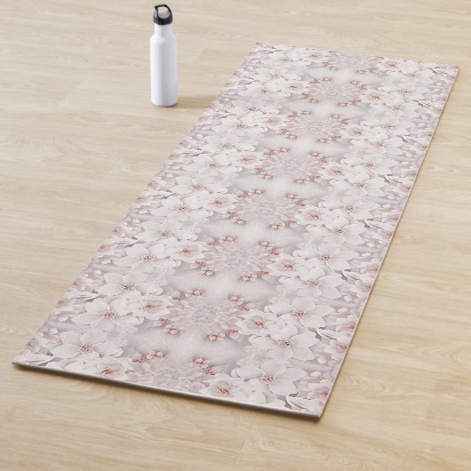 Elfenbeinrot Rosa Blütenblättrige Yoga-Mat Yogamatte (Beispiel)