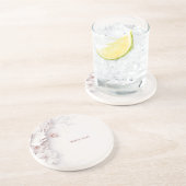 Elfenbeinrot Rosa Untersetzer (Seite)