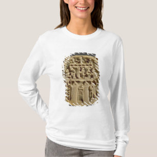 Elfenbeinrückseite eines Spiegels, der den Gott T-Shirt