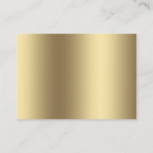 Elfenbeinseide, Goldeln und Perlen und Marmor Begleitkarte (Rückseite)