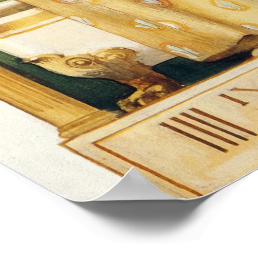 Elfenbeinseife schwimmt, Elfenbeinmagazin, 1900 Poster (Ecke)