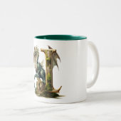 Elfenbeinskala: Niedlicher Drachencup - Typ I Zweifarbige Tasse (VorderseiteRechts)