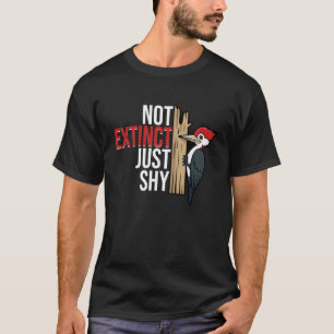 Elfenbeinspecht, ausgestorben & gefährdet Holz T-Shirt