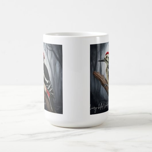 Elfenbeinspecht Kaffeetasse (Mittel)