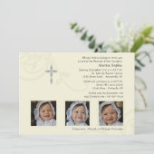 Elfenbeinsplendor-Foto-Einladung Einladung (Stehend Vorderseite)
