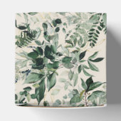 Elfenbeinwasserfarbe Grünes Brautparty Geschenkschachtel (Oben)