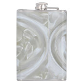 Elfenbeinweiß Flachmann (Rückseite)