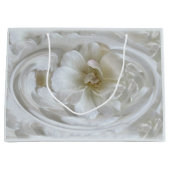 Elfenbeinweiß Große Geschenktüte (Vorderseite)