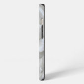 Elfenbeinweiß iPhone Hülle (Linke Seite)