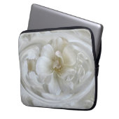 Elfenbeinweiß Laptopschutzhülle (Vorderseite Links)