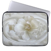 Elfenbeinweiß Laptopschutzhülle (Vorderseite)