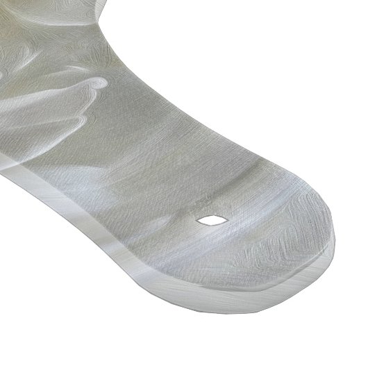 Elfenbeinweiß Schneidebrett (Ecke)