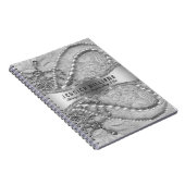 Elfenbeinweiße Hochzeit Vintage Spitzen und Purls Notizblock (Rechte Seite)