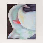 Elfenbeinweißer Orchid mit Lilac Lemon Hues Puzzle (Vertikal)