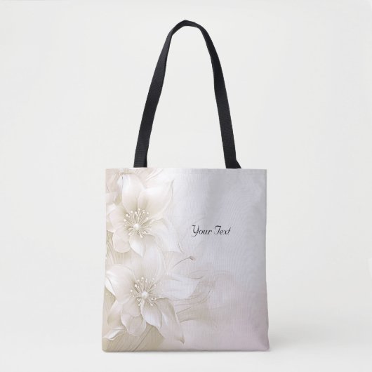 Elfenbeinweißtasche für Blume Tasche (Vorderseite)