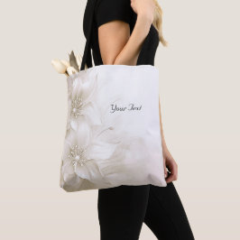 Elfenbeinweißtasche für Blume Tasche