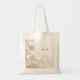 Elfenbeinweißtasche für Blume Tragetasche