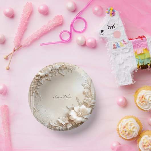 Elfenblumen Pappteller (Party)