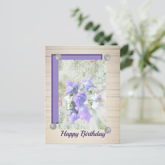 Elfenbrief Postkarte (Stehend Vorderseite)