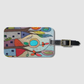 Elfendörfchen Gepäckanhänger (Vorderseite (Horizontal))