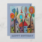 Elfendörfchen Postkarte (Vorne/Hinten)