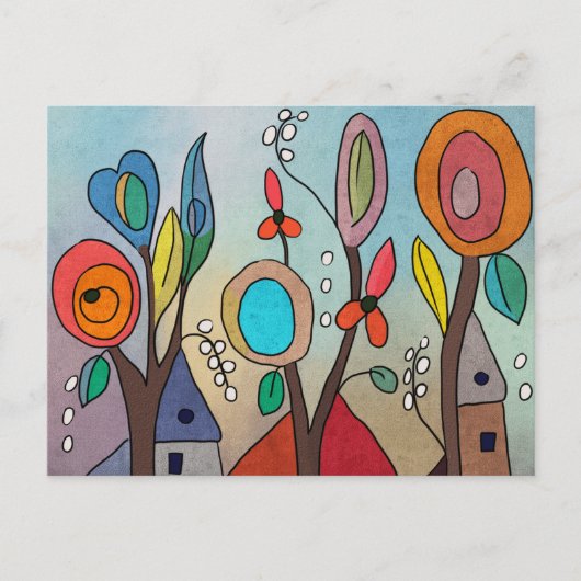 Elfendörfchen Postkarte (Vorderseite)