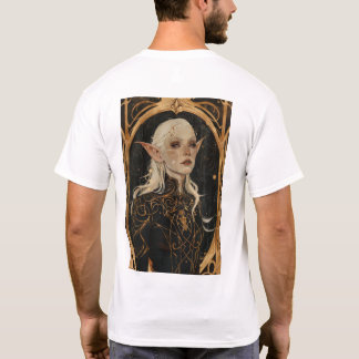 Elfenfrauportrait | Fantasy-T - Shirt