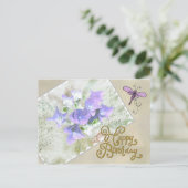 Elfengruß Postkarte (Stehend Vorderseite)