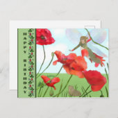 Elfenkleid Postkarte (Vorne/Hinten)