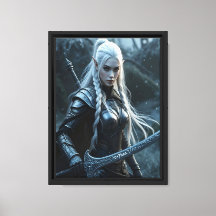 Elfenkrieger im Rüstung