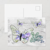 Elfenschreiben Postkarte (Vorne/Hinten)