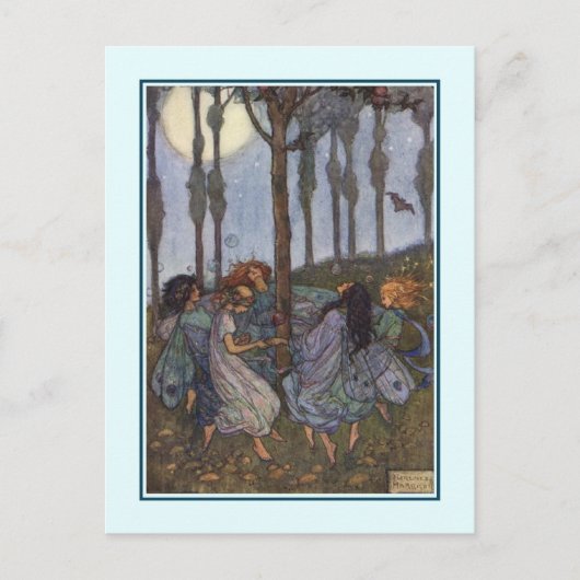 'Elfentanz' Postkarte (Vorderseite)