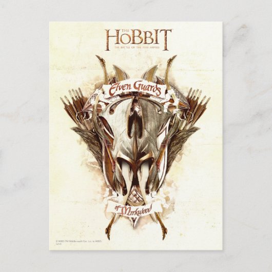 Elfenwächter der Waffen von Mirkwood Postkarte (Vorderseite)