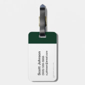 Elfenwächter des Mirkwood Shield Icon Gepäckanhänger (Rückseite vertikal)