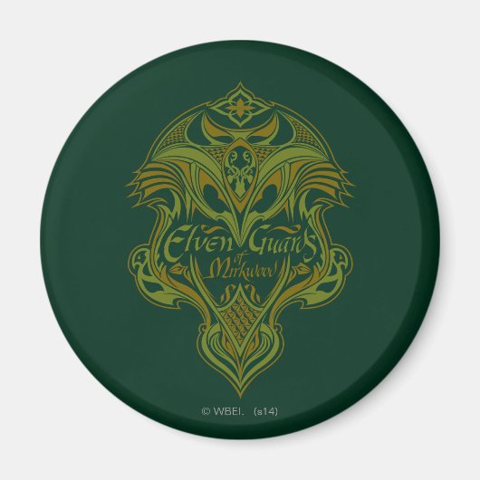 Elfenwächter des Mirkwood Shield Icon Magnet (Vorne)