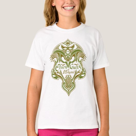 Elfenwächter des Mirkwood Shield Icon T-Shirt (Vorderseite)