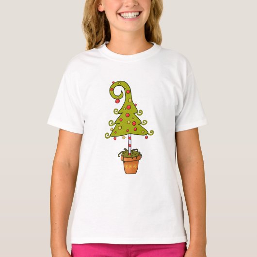 Elfenweihnachtsbaum T-Shirt (Vorderseite)