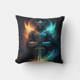 Elfenzauber: Ritter mit verzaubertem Schwert Kissen