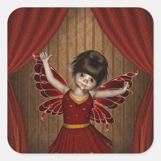 Elfin Fairy Keldie Sticker (Vorderseite)