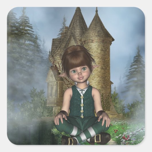 Elfin Irish Hollie Sticker (Vorderseite)