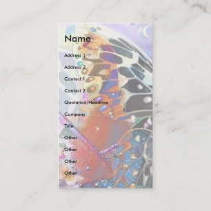 Elfin Moon Template Visitenkarte