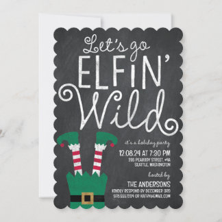 Elfin Wild Party Einladung