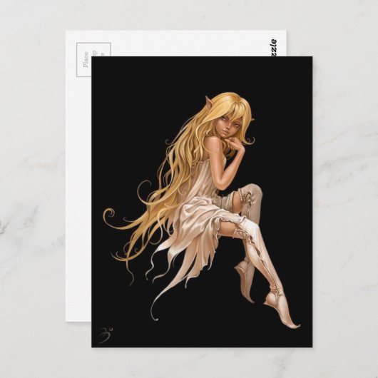 ELFINA THE ELF POSTKARTE (Vorne/Hinten)