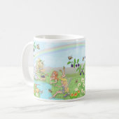 Elfleda und Kiwibeeren Kaffeetasse (Vorderseite Links)