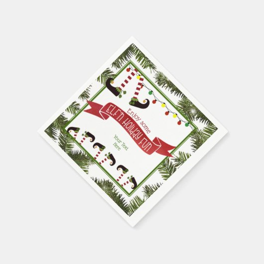 ELF'n Holiday Fun Serviette (Ecke)