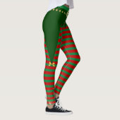 Elfo Navideño - Disfraz con Cinturón y Rayas Leggings (Rechts)