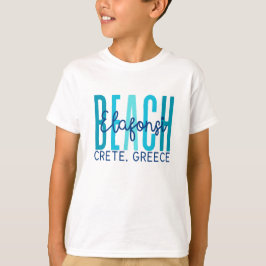 Elfonsi Beach Krete Griechenland (Ozean) T-Shirt