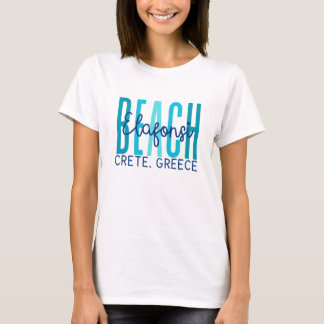Elfonsi Beach Krete Griechenland (Ozean) T-Shirt