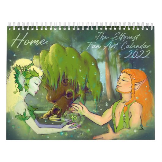 Elfquest 2022 Fan Art Calendar Kalender (Titelbild)